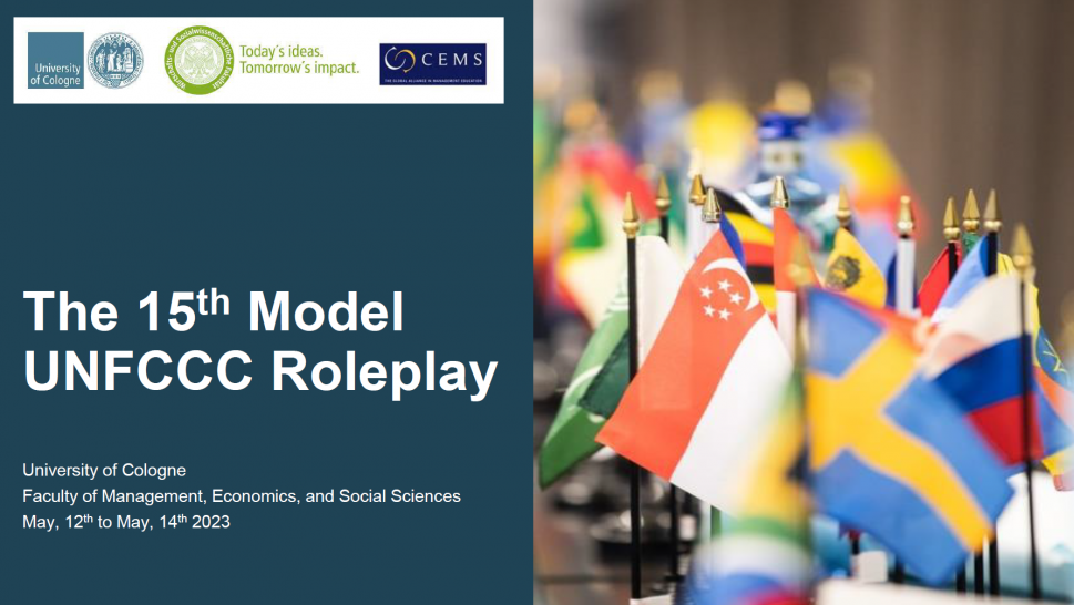 The 15th Model UNFCCC Roleplay