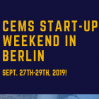 CEMS Startup Weekend in Berlin 2019 Banner