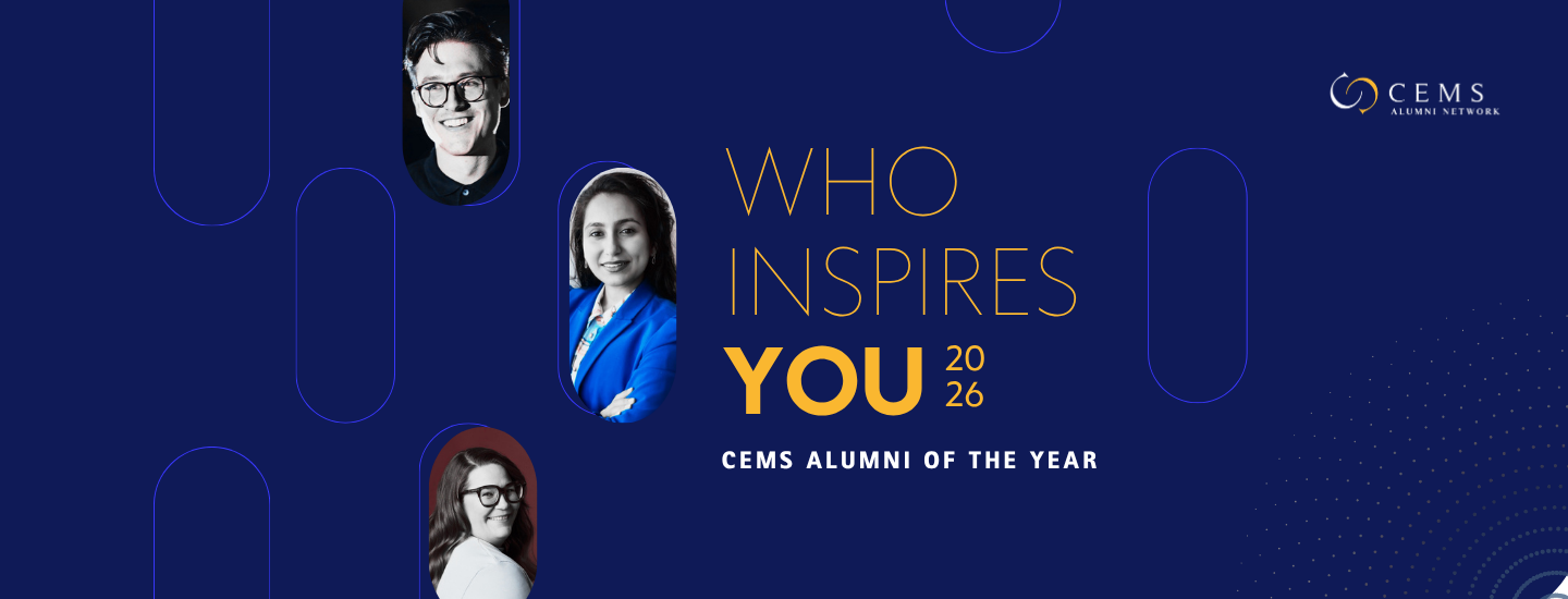 CEMS Alumni of the Year 2026 - Nominations open