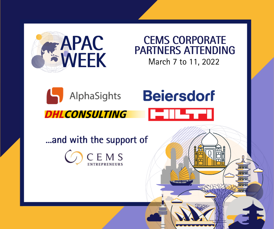 CEMS Corporate Partners for APAC Week 2022