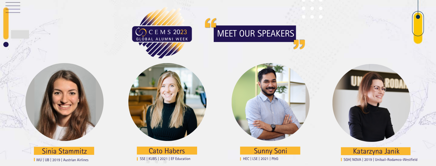 CEMS Rotational Industry Chats - Global Alumni Week 2023