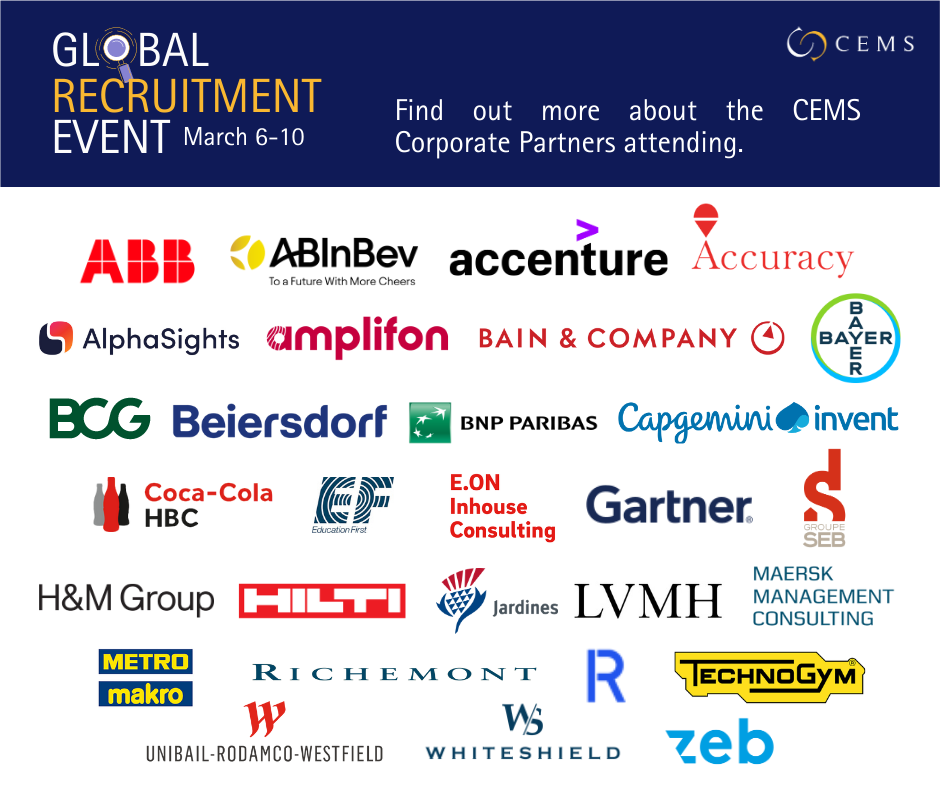CEMS Global Recruitment Event - CPs