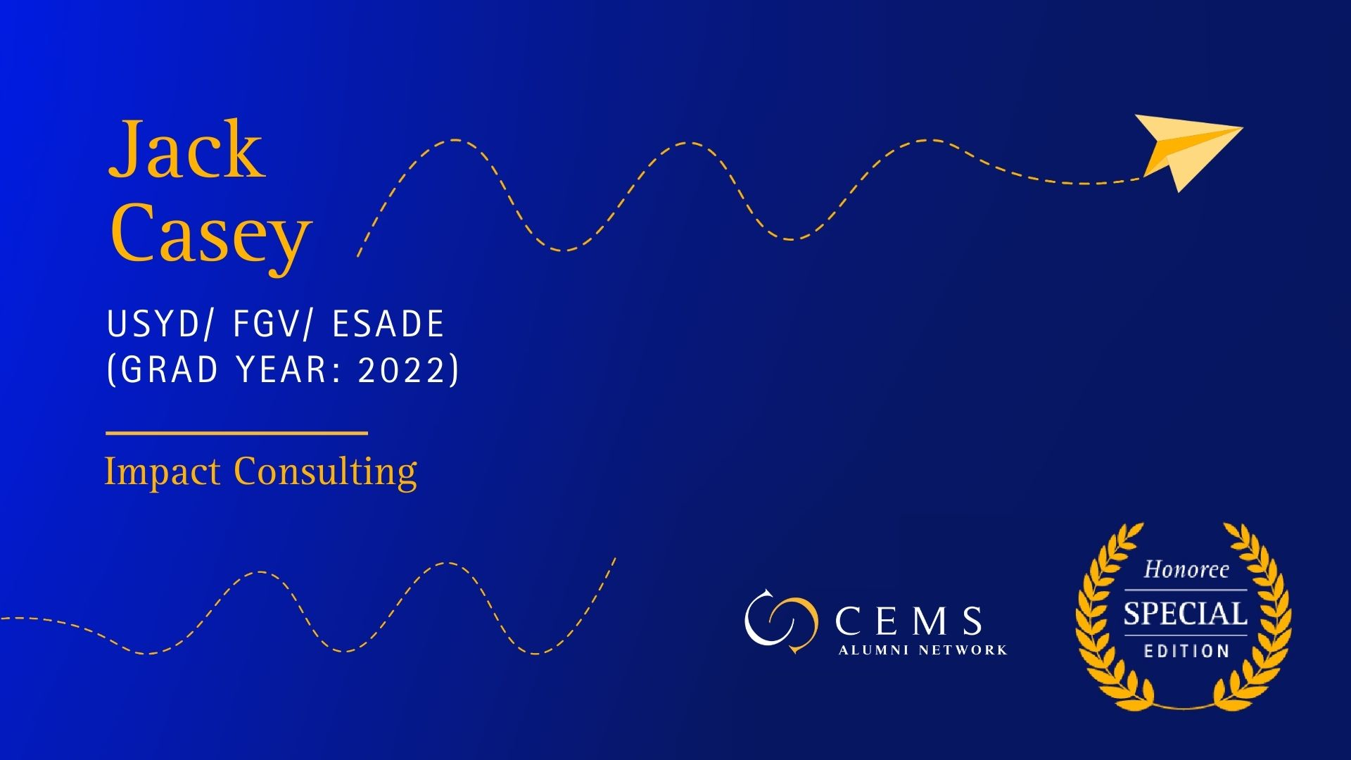 Jack Casey _ CEMS Alumni