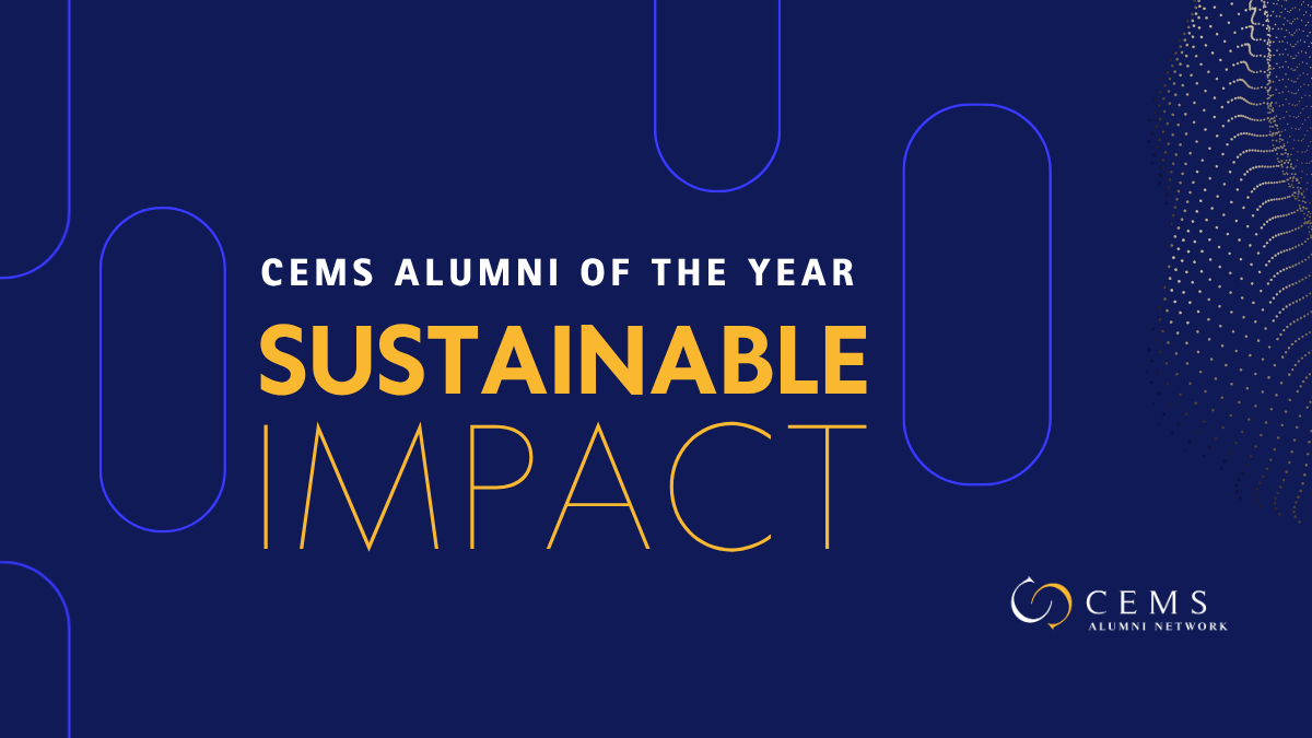 Alumni of the Year: Sustainable Impact Award