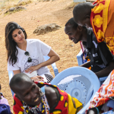 Ameena Bajar in Kenya