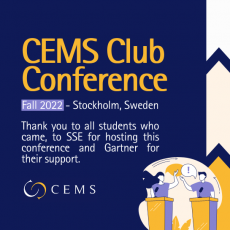 CEMS Club Conference - Fall 2022