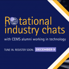 CEMS Rotational Industry Chats - Technology