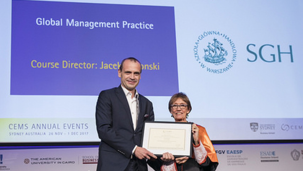 Course of the Year Award For Global Management Practice - Picture