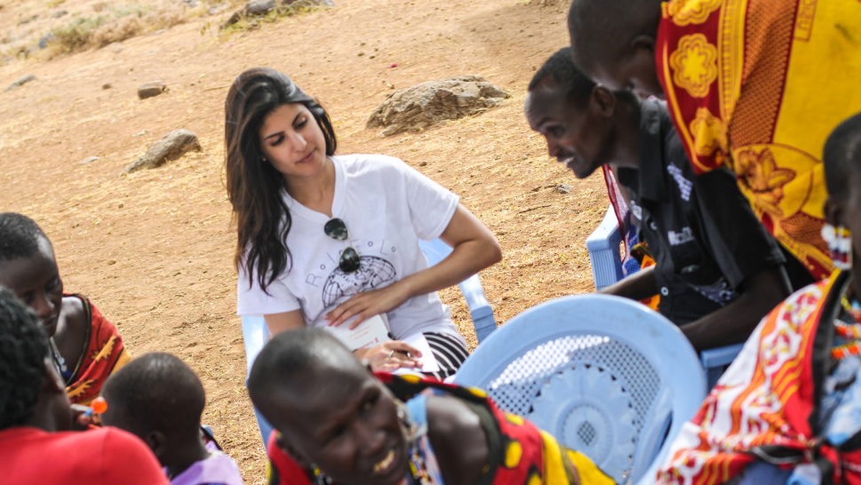 Ameena Bajar in Kenya