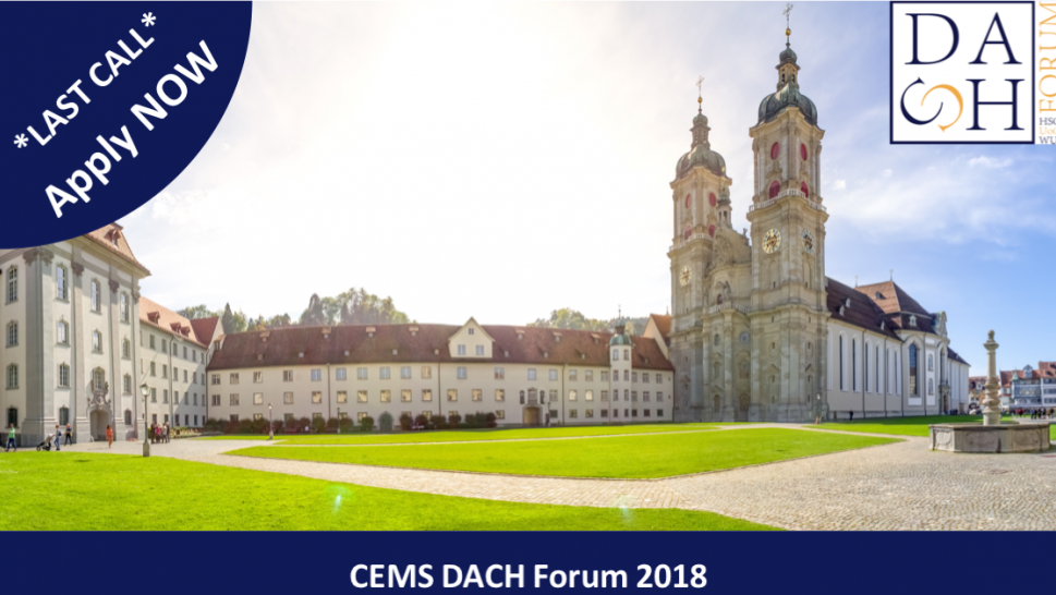 2018 CEMS DACH Forum Banner