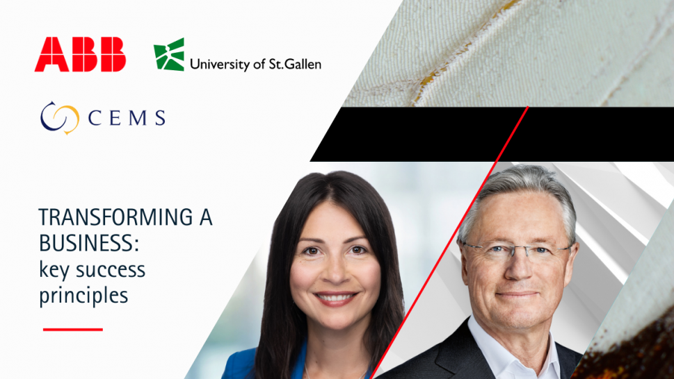 CEMS Thought Leadership Series: Transforming a Business – key success ...
