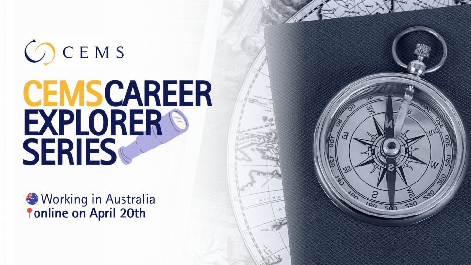 CEMS Career Explorer Series - Working in Australia