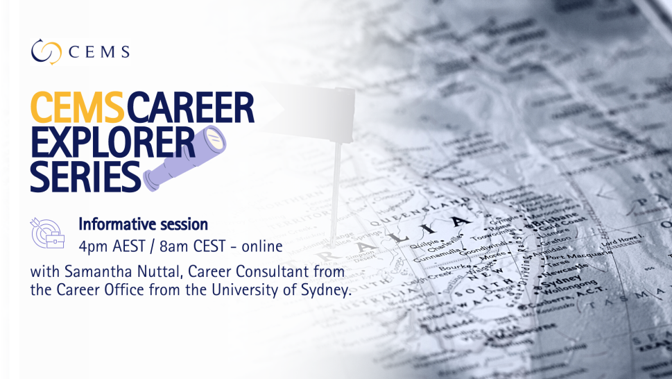 CEMS Career Explorer Series