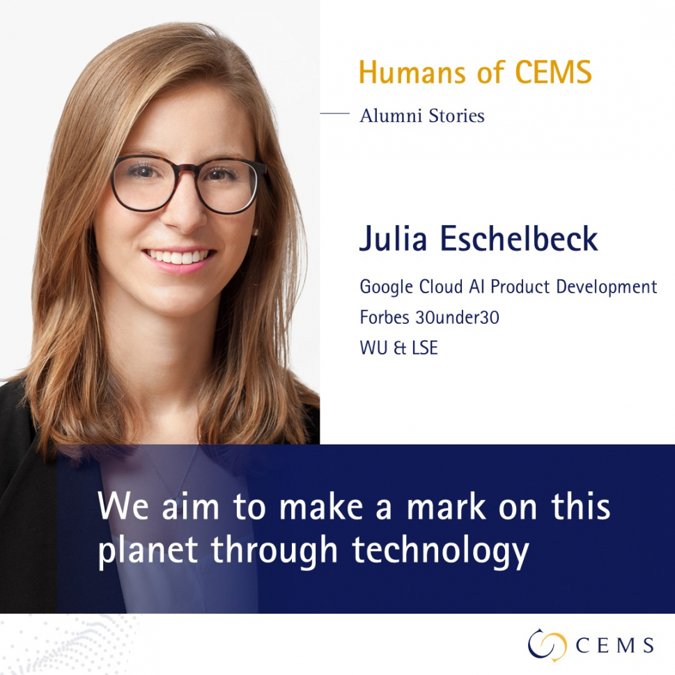 Humans of CEMS Julia Eschelbeck