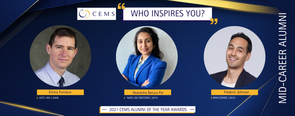 2021 CEMS AoY Awards - Mid-Career Ballot