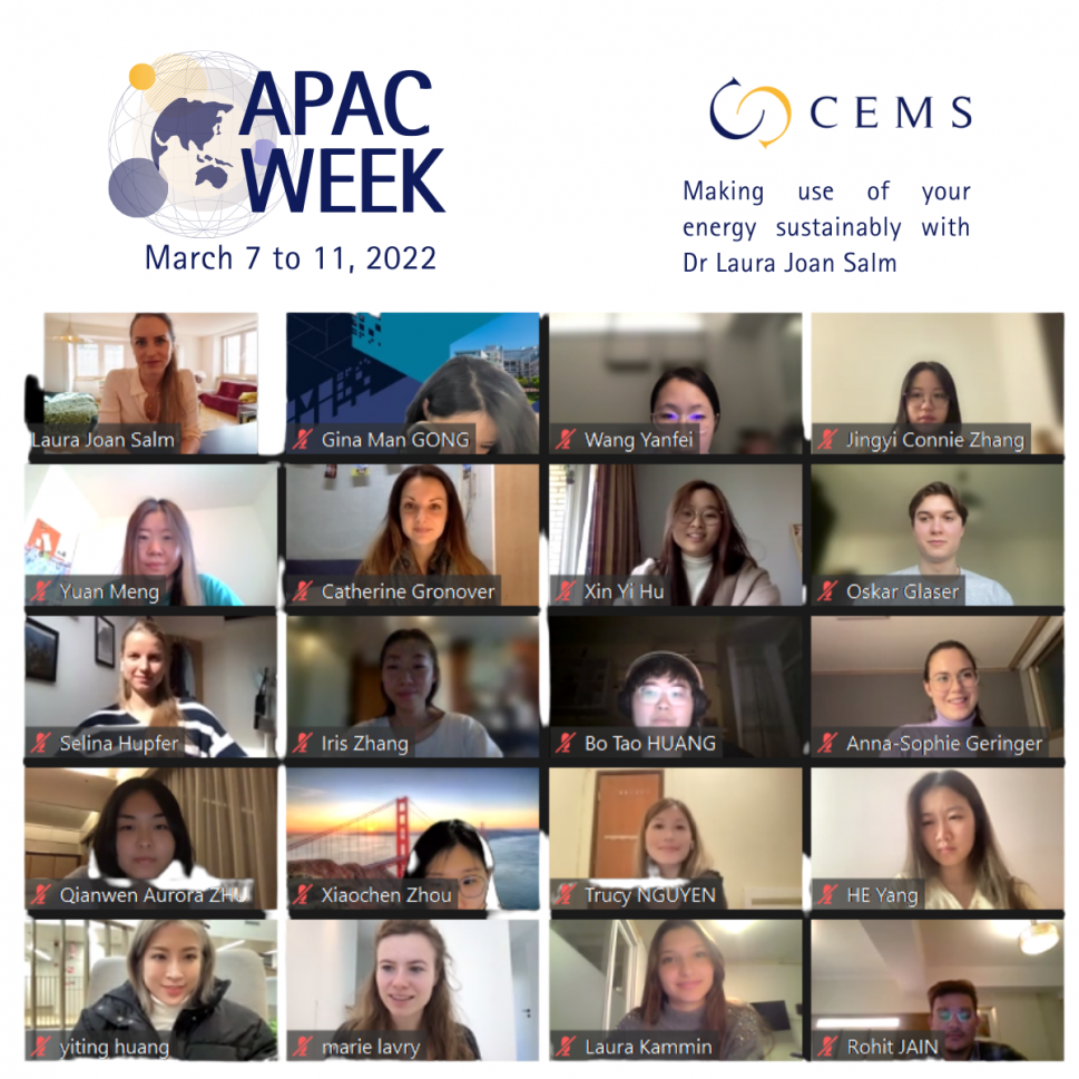 APAC week students
