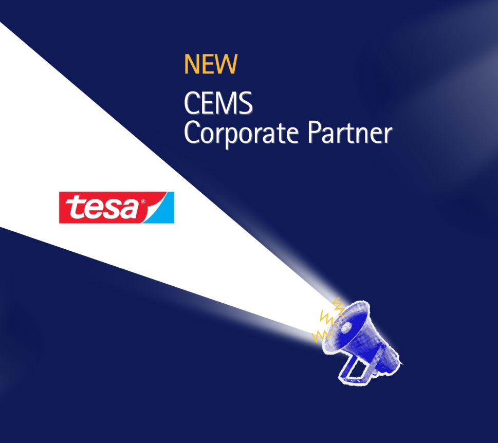 tesa x CEMS - new Corporate Partner