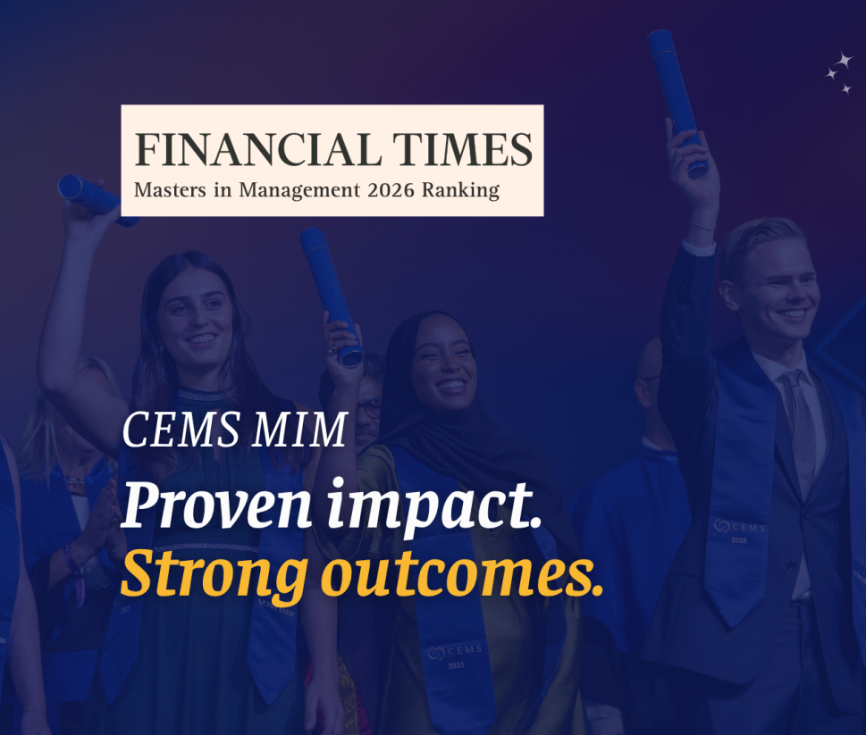Financial Times Ranking 2026 - Master in Management - CEMS