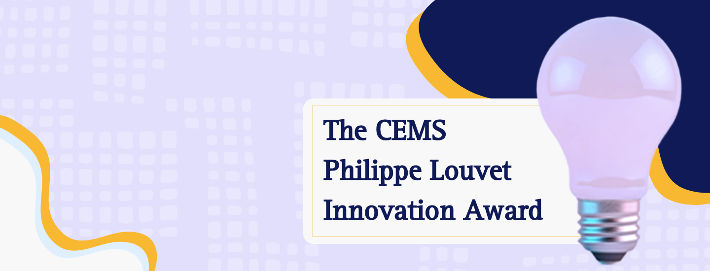 CEMS Philippe Louvet Innovation Award 2023 call for submissions! 