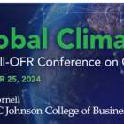 Cornell-OFR Conference on Global Climate Finance and Risks