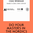 Webinar: CEMS MIM in the nordics 2026